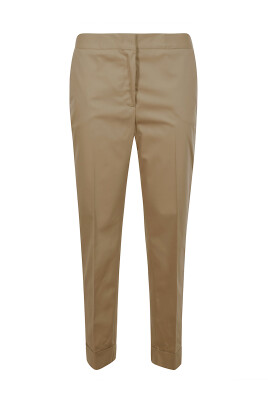 morke-beige-bukser-med-raffinerede-linjer