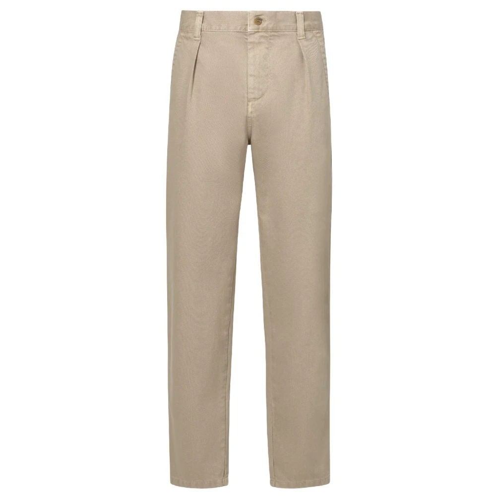 Ecoalf Men's Brown Straight Chinos - Chinos - W30 - Trousers