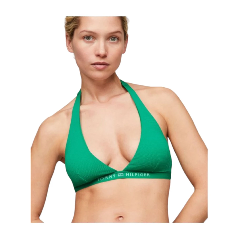 Tommy Hilfiger Stijlvolle Bikini Top Green Dames
