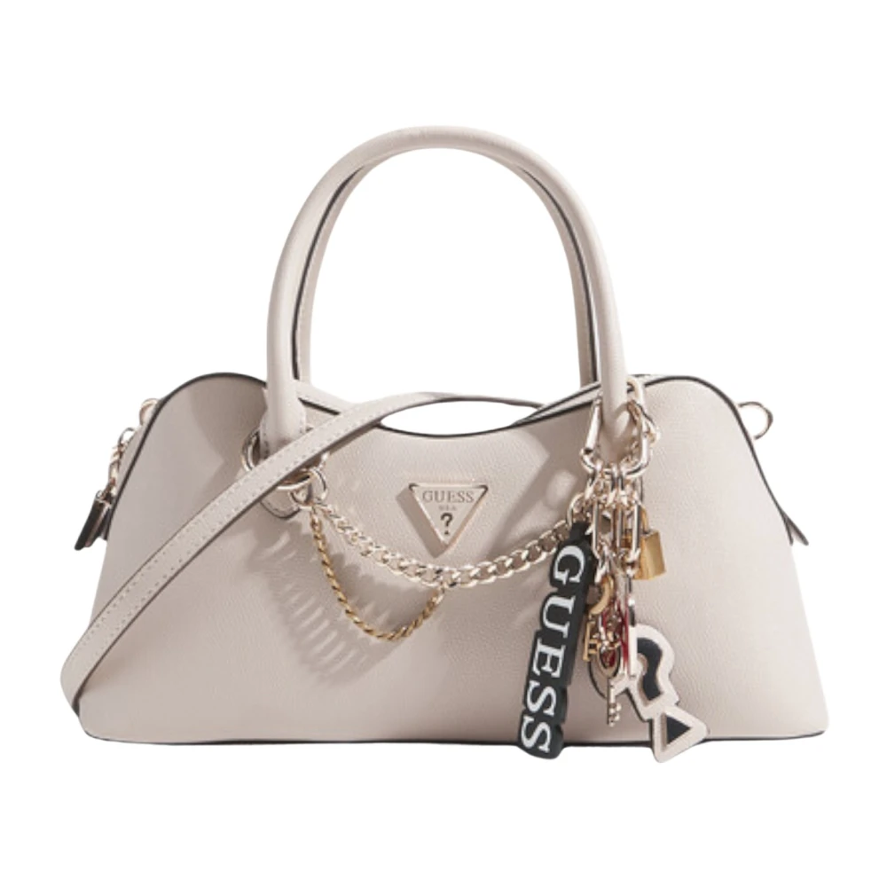 Guess Women's White Davina Charms Handbag - Handbags - One Size - Bags