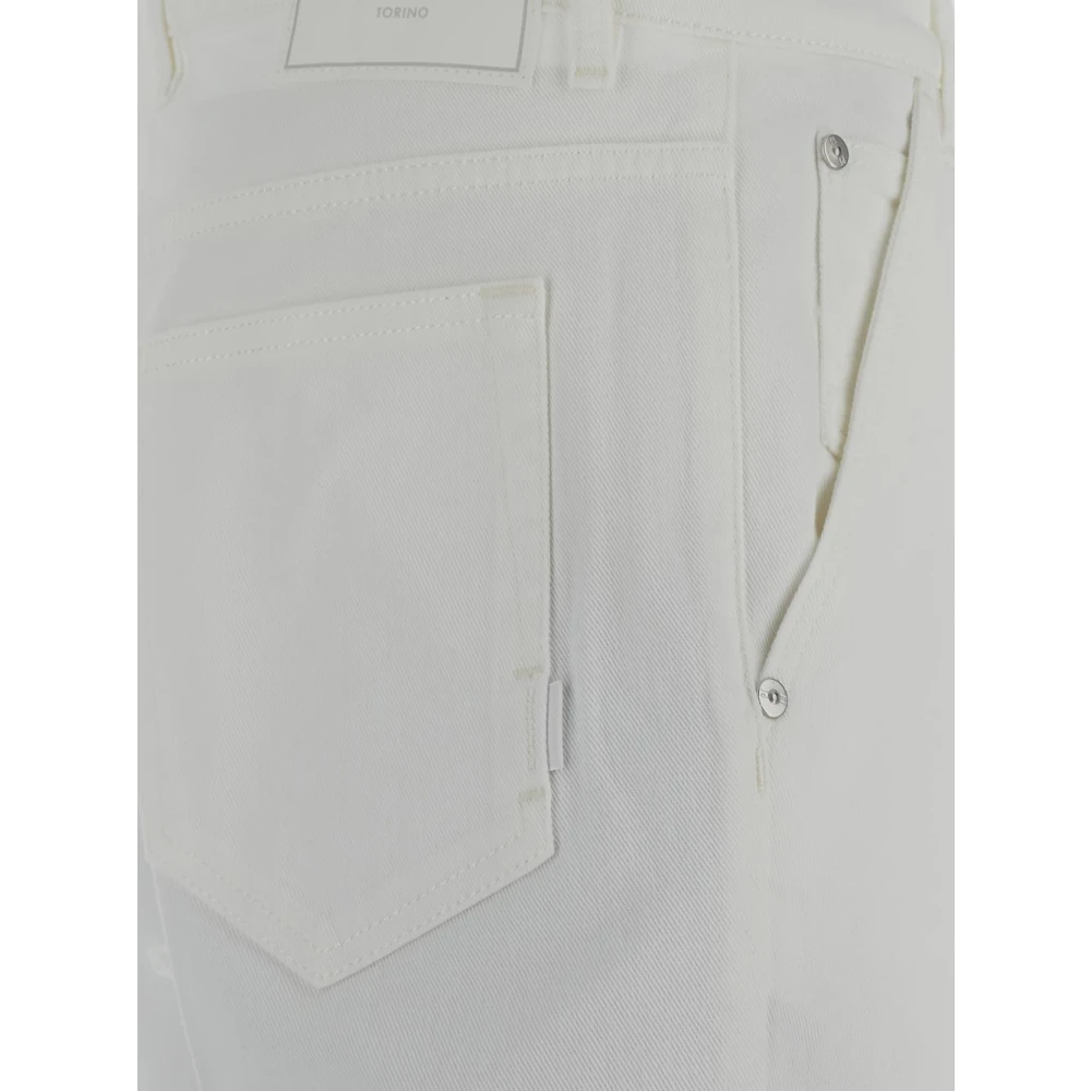 PT Torino Katoenen Jeans Collectie White Heren