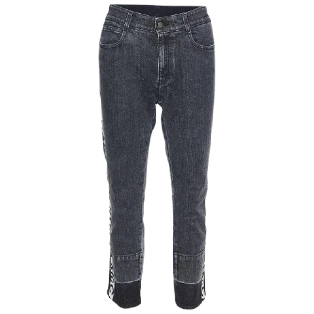 Stella McCartney Pre-owned Denim jeans Gray Dames