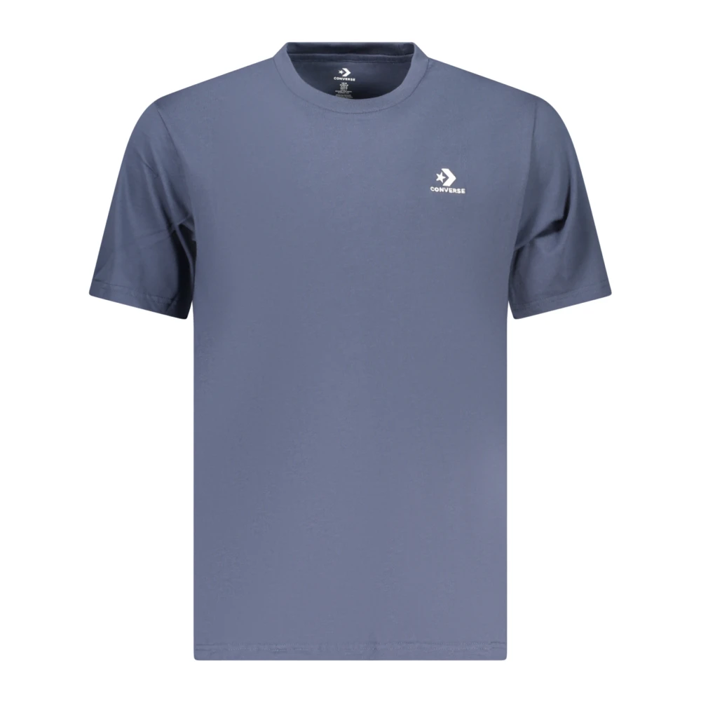 Converse Men's Blue T-Shirts, L, Short-Sleeved T-Shirt