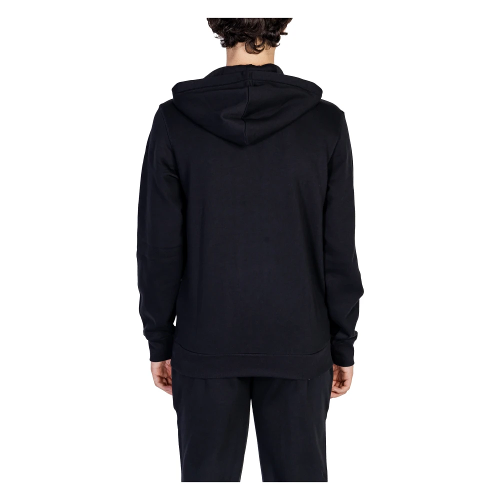 Emporio Armani Zwarte Hoodie Herfst Winter Stijl Black Heren