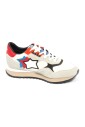 chaussures-gris-blanc-casse-en-daim-avec-etoile