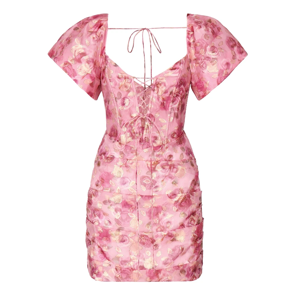 For Love & Lemons Roze jurken met voor sluiting Pink Dames
