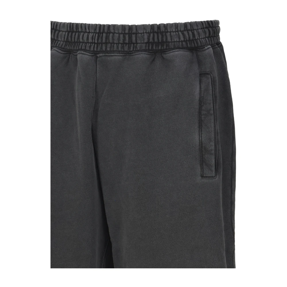 Carhartt WIP Houtskool Katoen Elastische Taille Shorts Black Heren