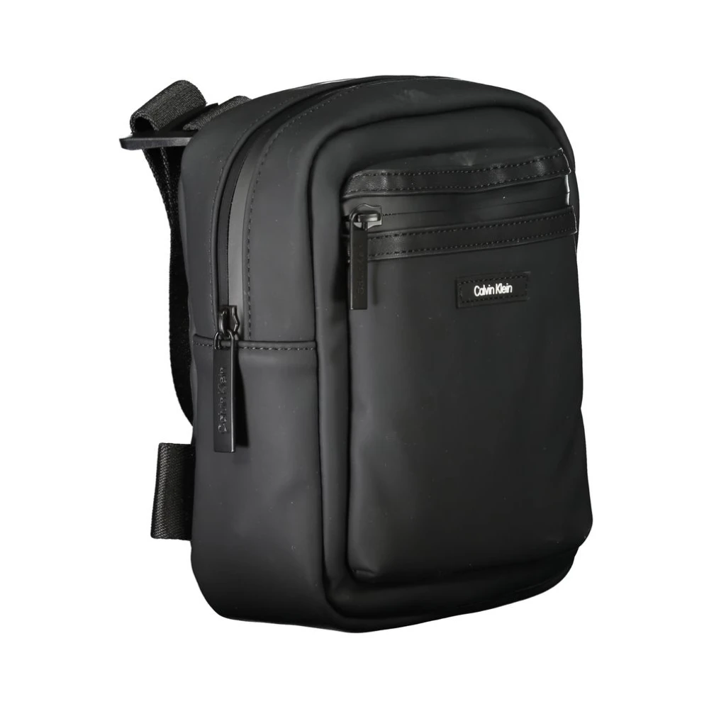 Calvin Klein Zwarte Polyester Schoudertas Black Heren