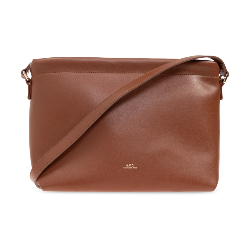 A.p.c. Women's Brown Shoulder Bag Ninon - Cross Body Bags - One Size - Bags