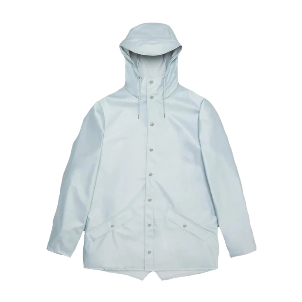 Rains Contemporaine en Functionele Regenjas Blue Unisex