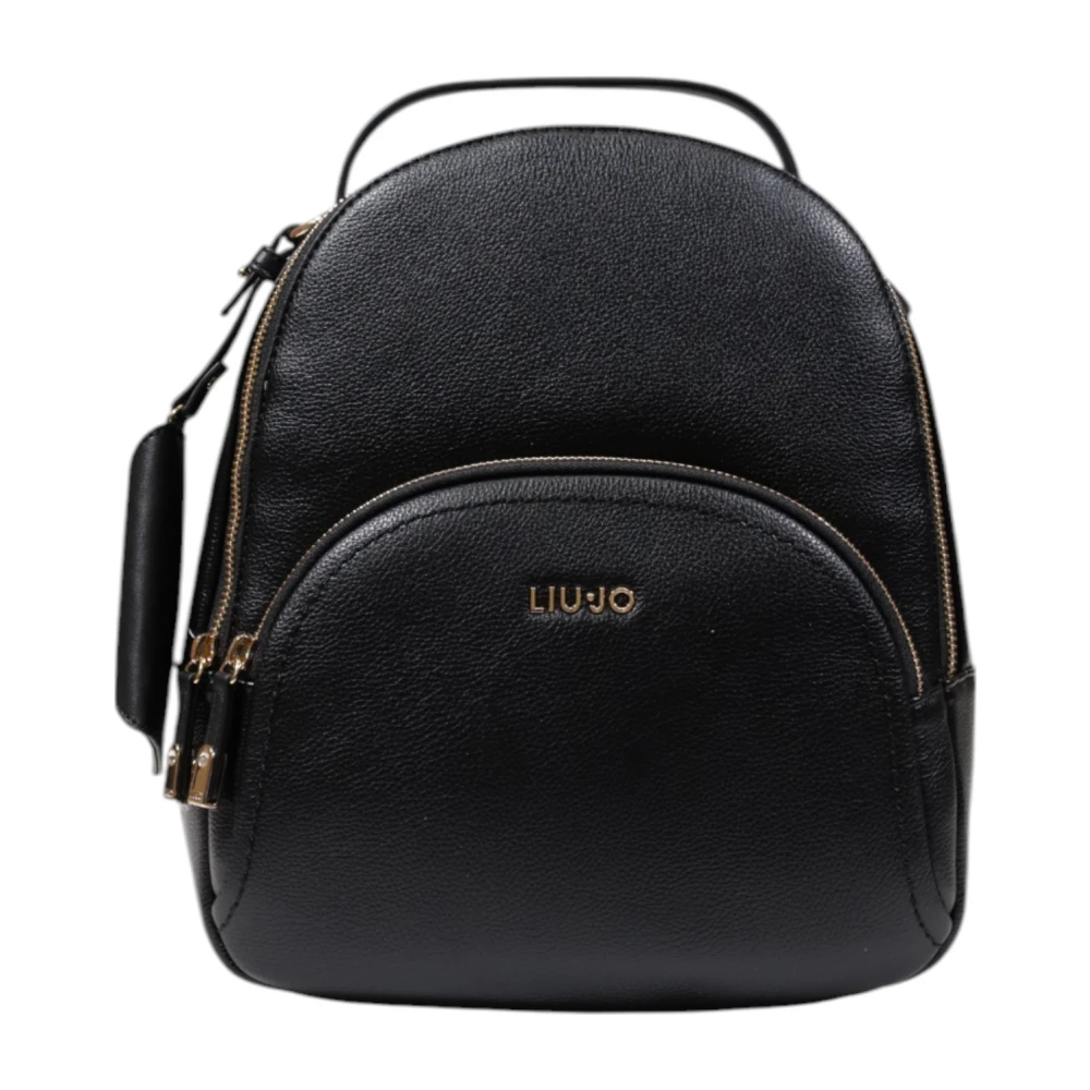 Liu Jo Gestructureerde Tote Tas Zwart Lente Zomer Black Dames