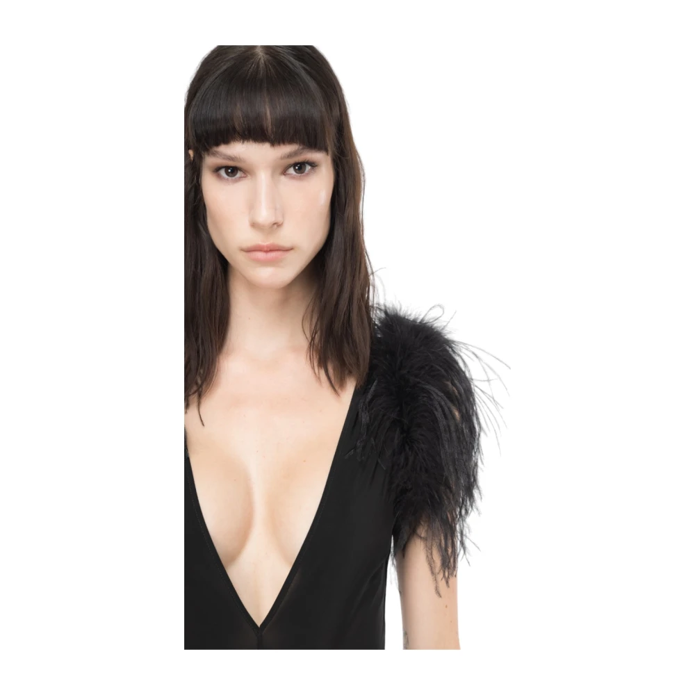 pinko Georgette Bodykleding Black Dames