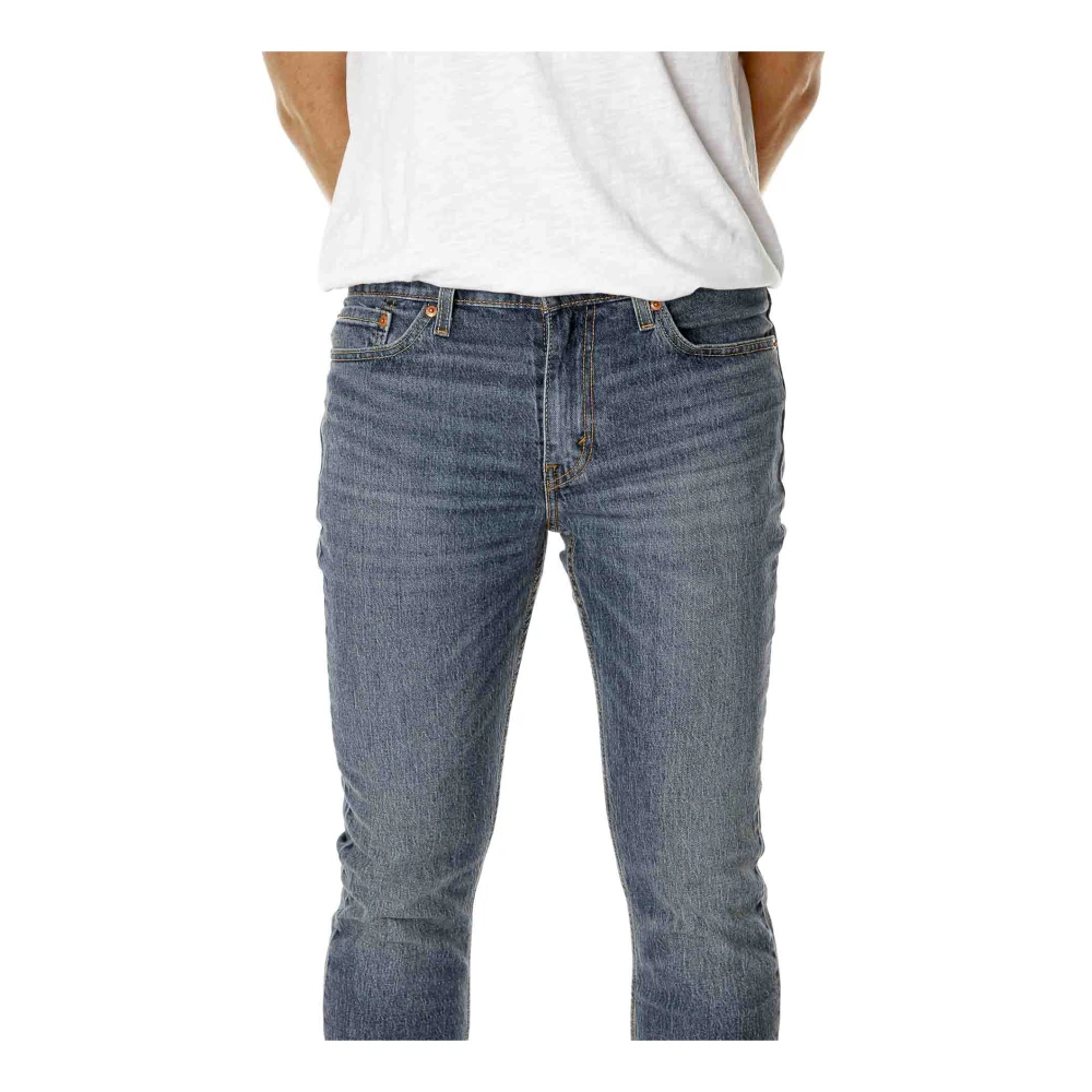 Levi's Slim Fit Jeans met Comfort Stretch Blue Heren