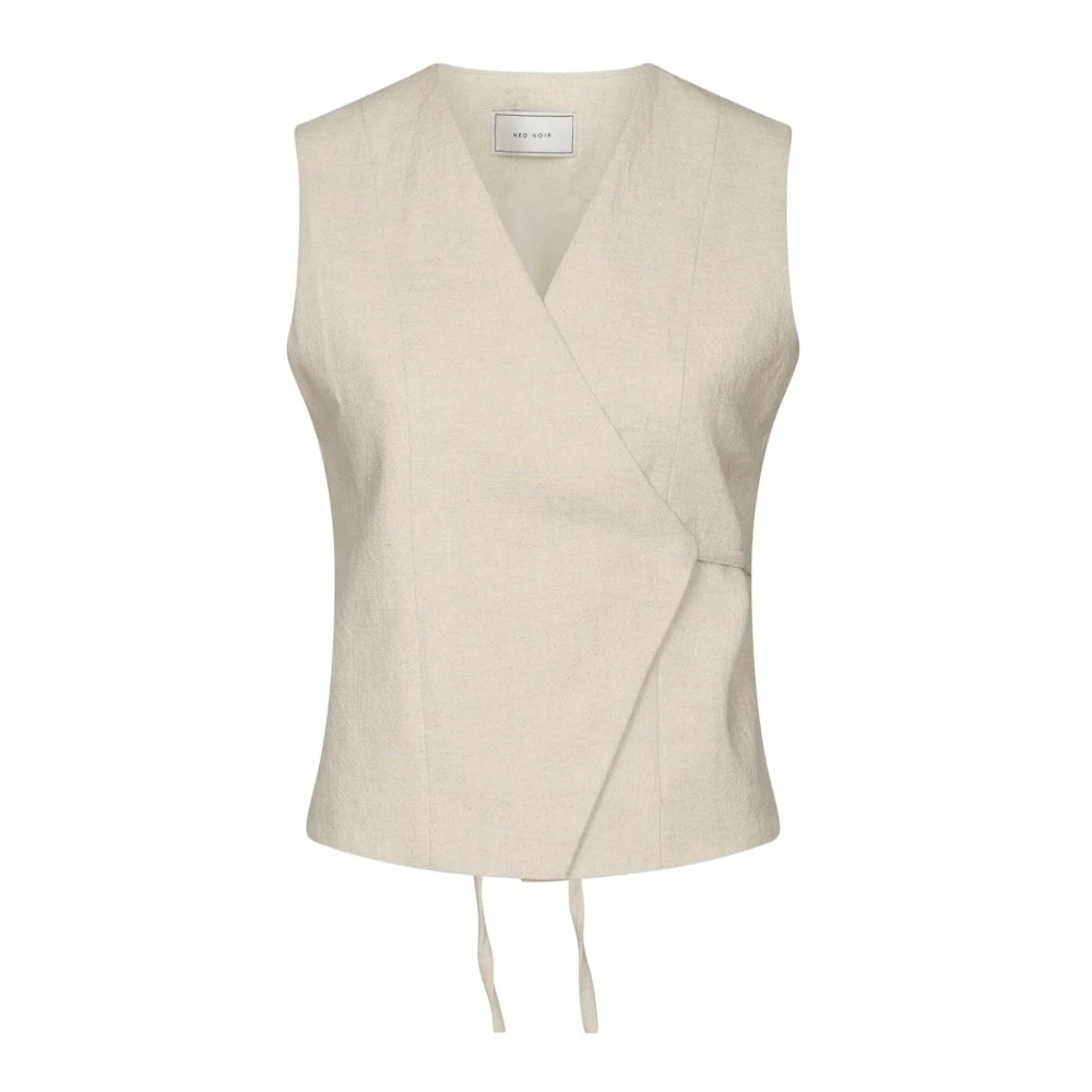Neo Noir Vrouw Beige Overhemden Dames, L, Blouses