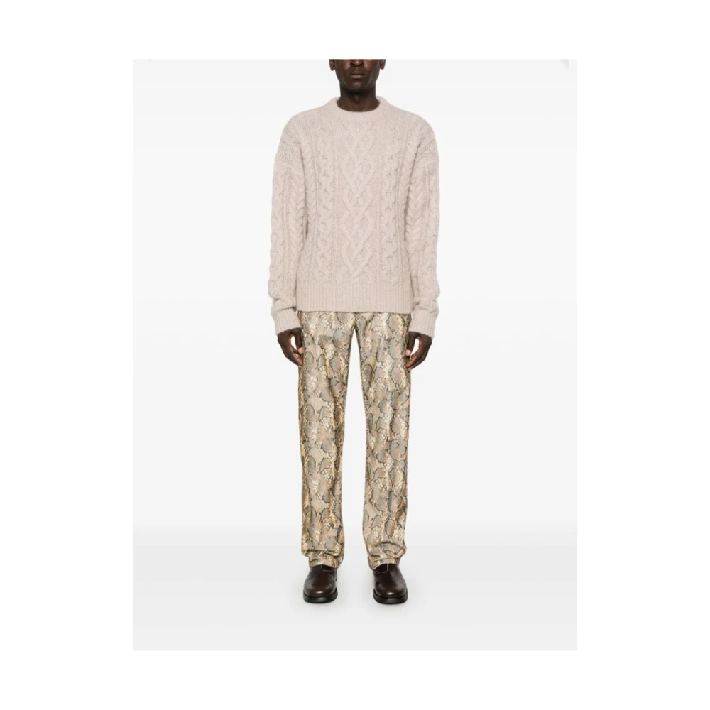 Isabel marant Beige Kabeltrui Pink Heren