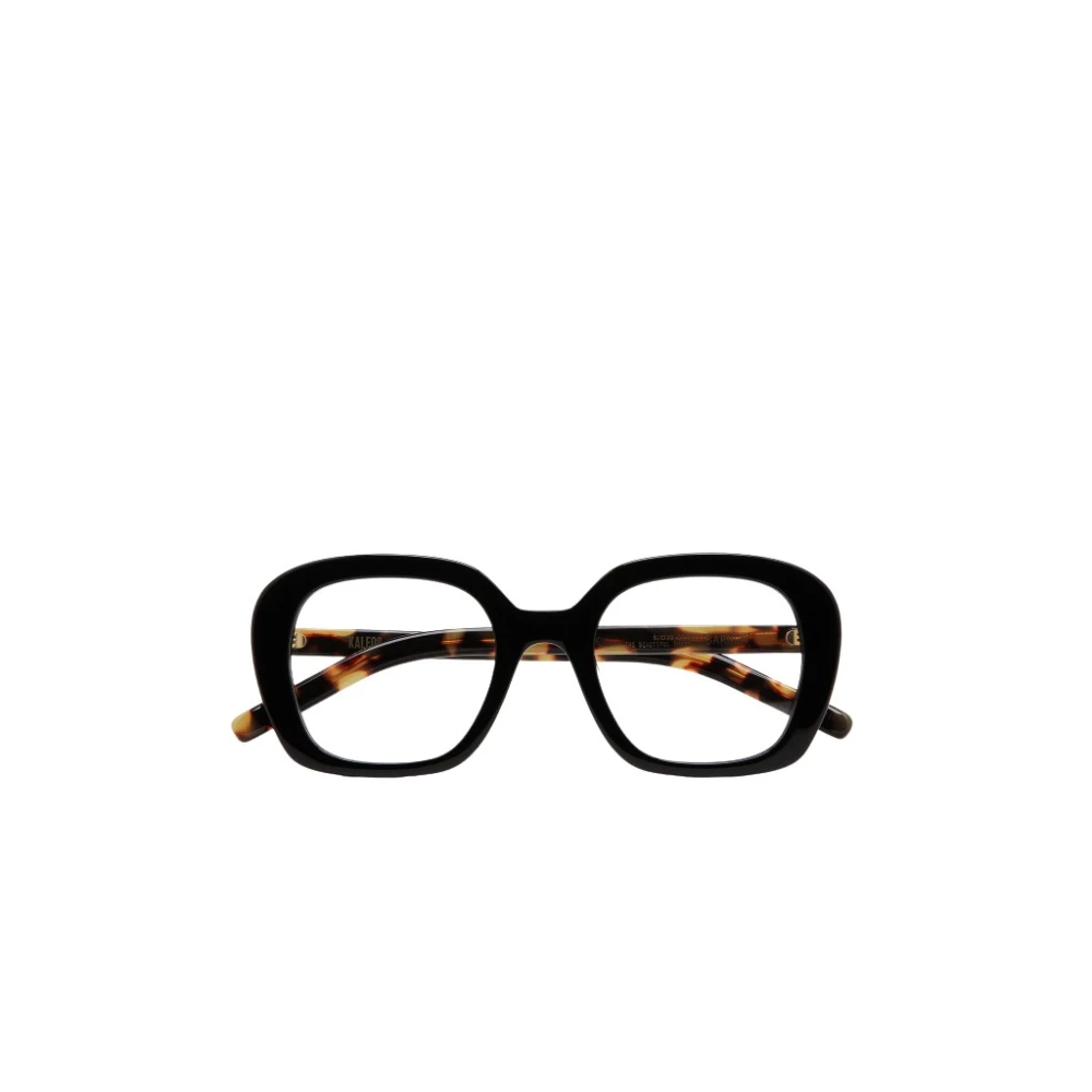 Kaleos Oversized vierkante bril met uniek design Black Heren