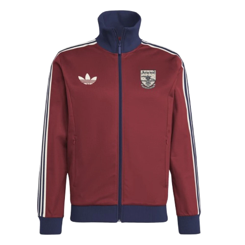 Adidas Arsenal Beckenbauer Track Top Maroon Red, Herr