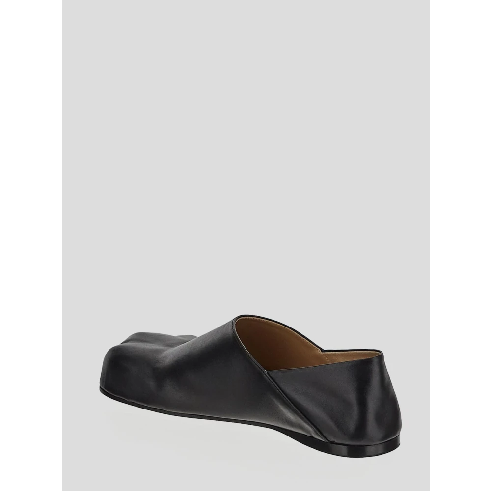 JW Anderson Leren Lamb Paw Loafer Schoen Black Dames