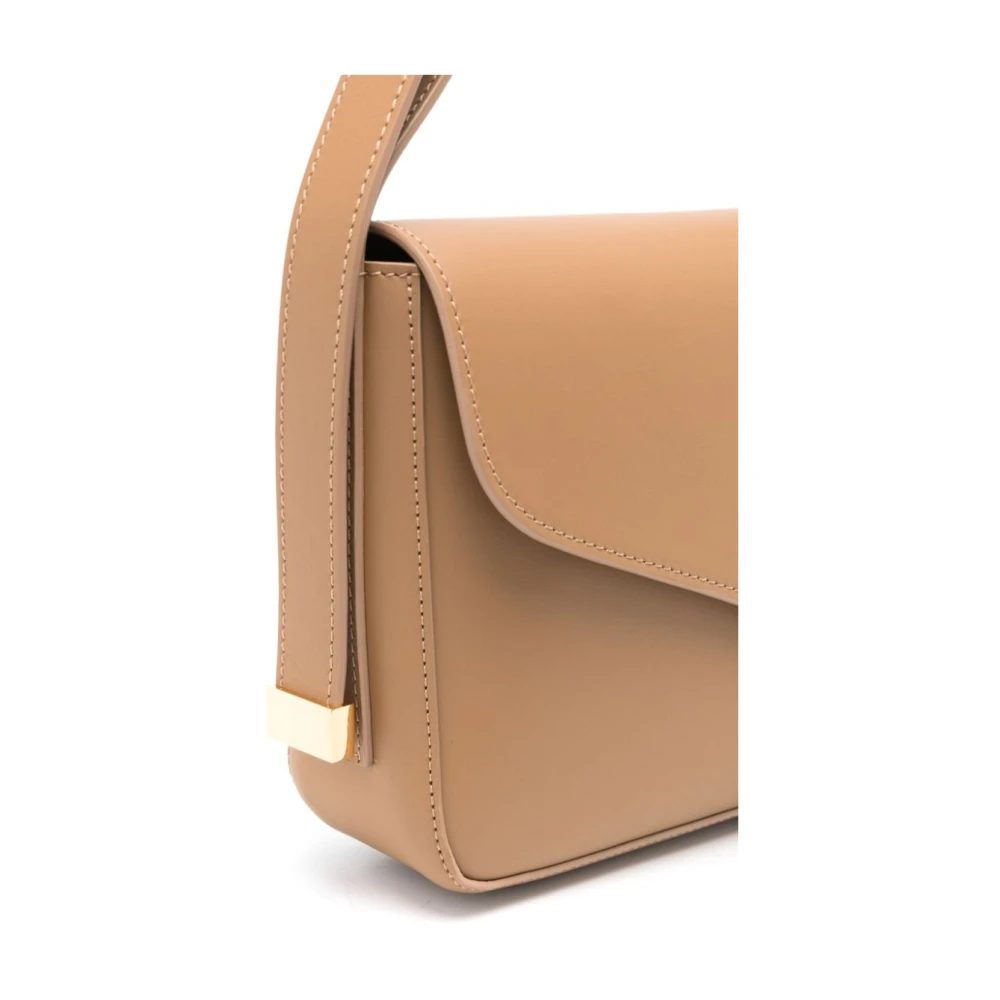 ATP Atelier Beige Leren Schoudertas Beige Dames