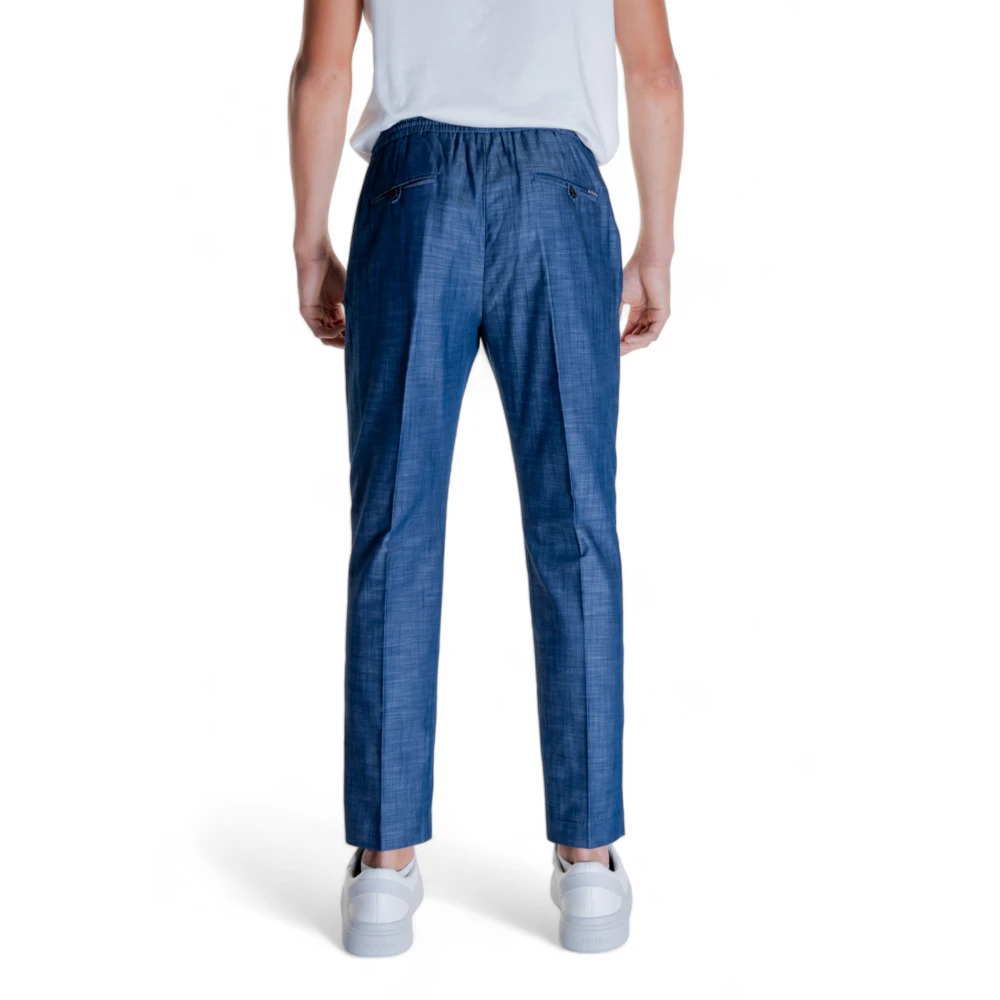 Antony Morato Blauwe Katoenen Broek met Veters Blue Heren
