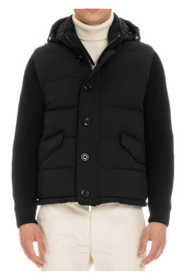 black-hybrid-down-bomber-jacket