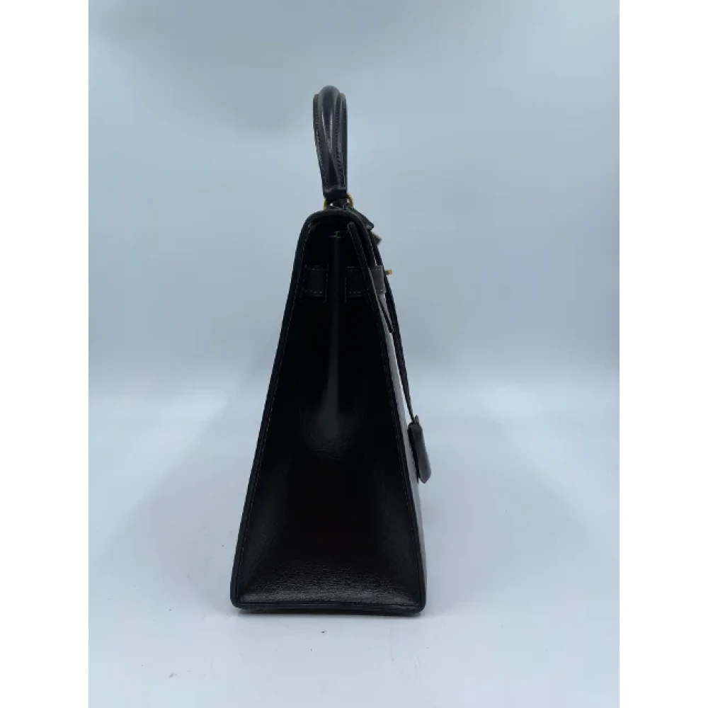 Hermès Vintage Pre-owned Leather handbags Brown Dames