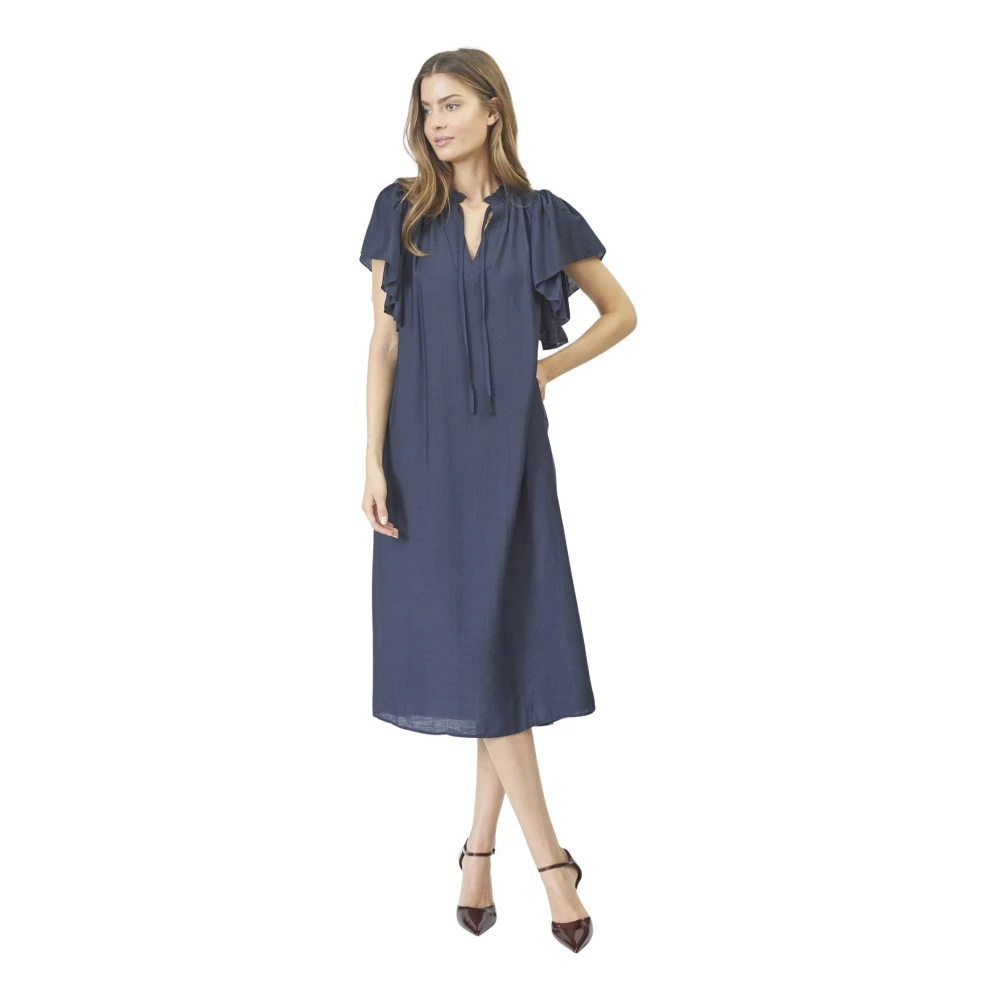 Co'couture Blue Midi Dresses - Female - Midi Dresses - Xs - Dresses