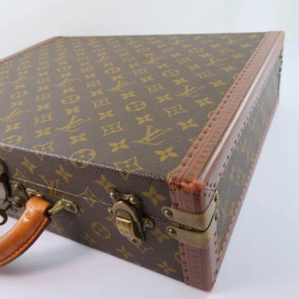 Louis Vuitton Vintage Pre-owned Canvas briefcases Brown Dames