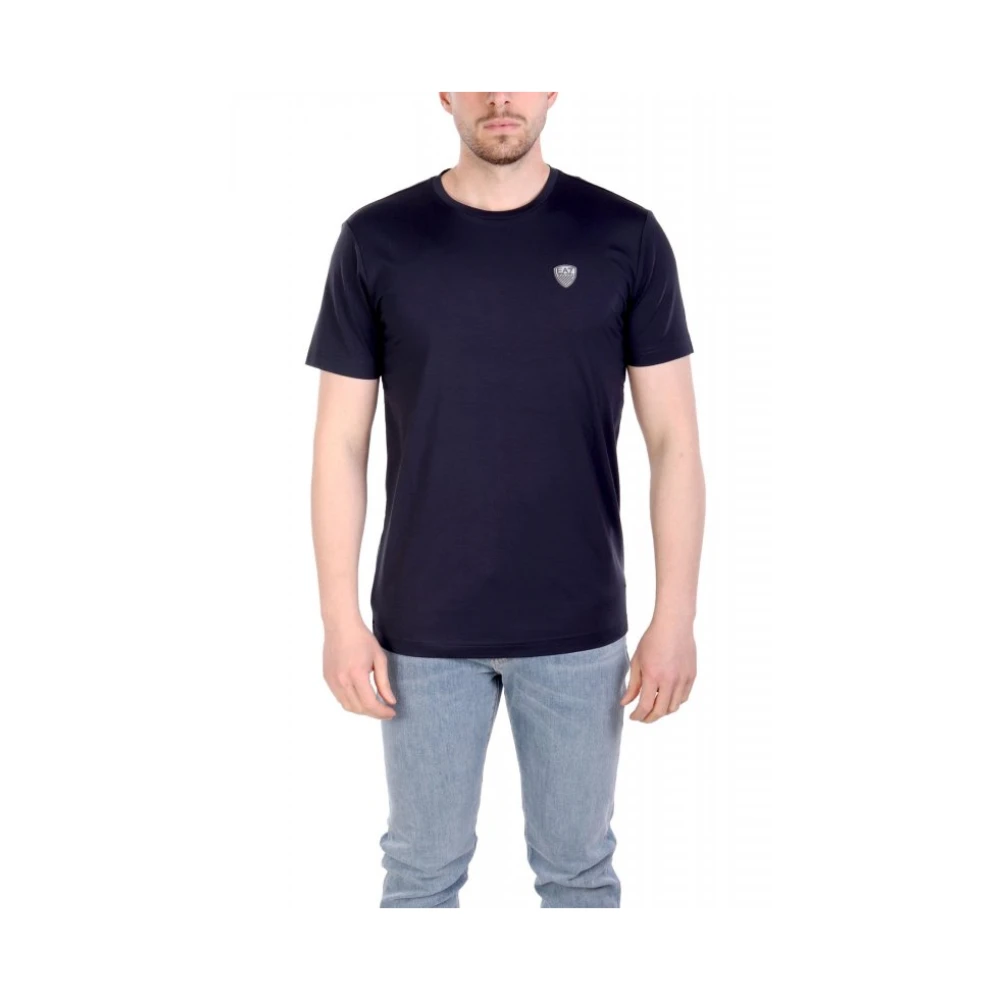 Emporio Armani Ea7 Uomo Blu Top, L, New,