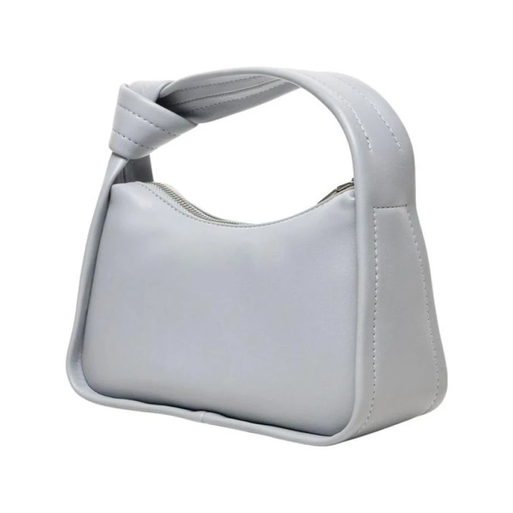 Calvin Klein Mini Blok Handtas met Knoopdetail Gray Dames