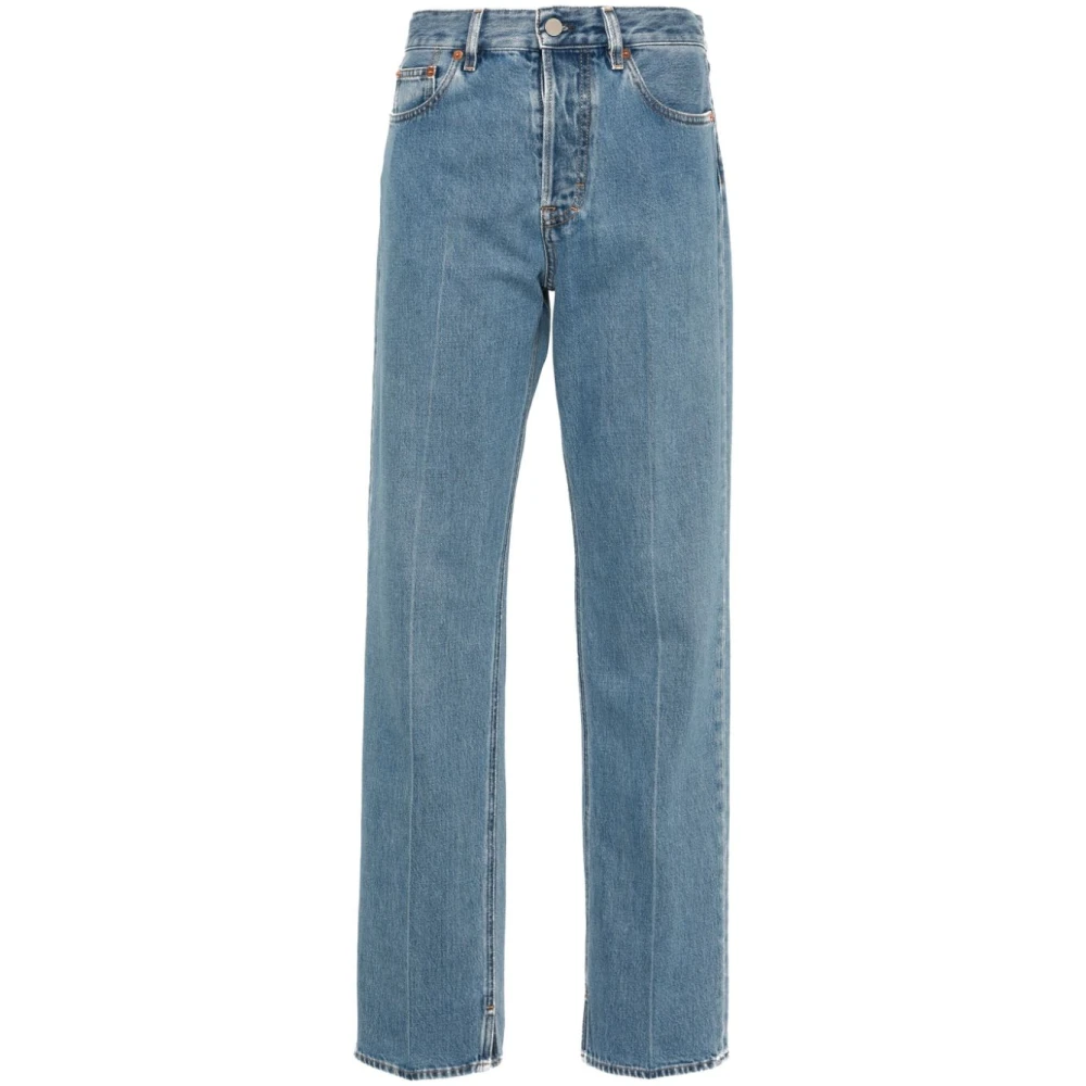 Gucci Straight Leg Denim Pant Blue Dames