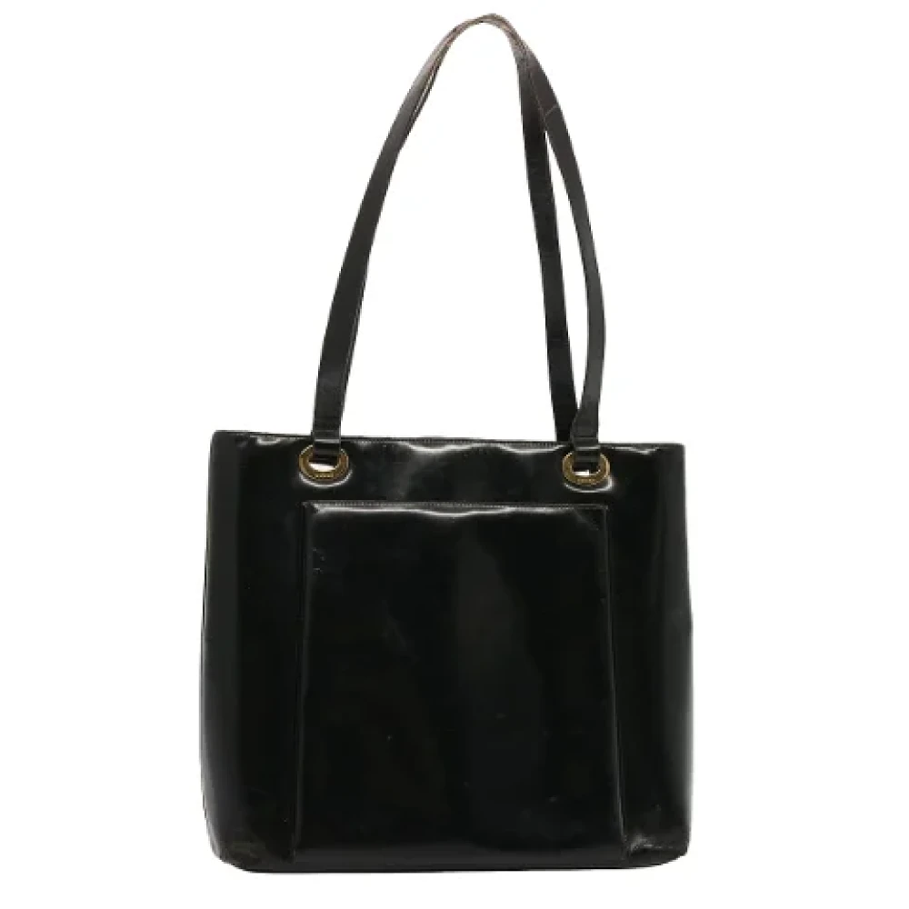 Gucci Vintage Pre-owned Leather totes Black Dames