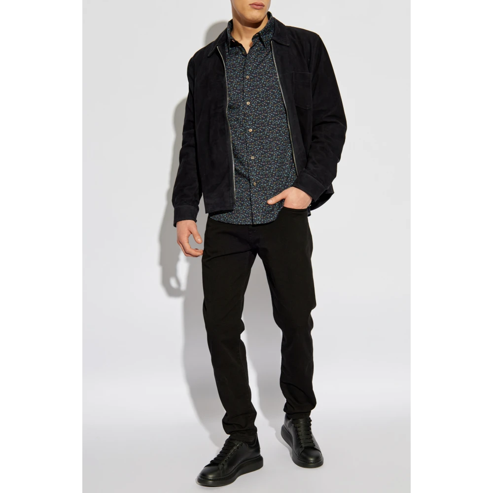 PS By Paul Smith Jeans met licht toelopende pijpen Black Heren