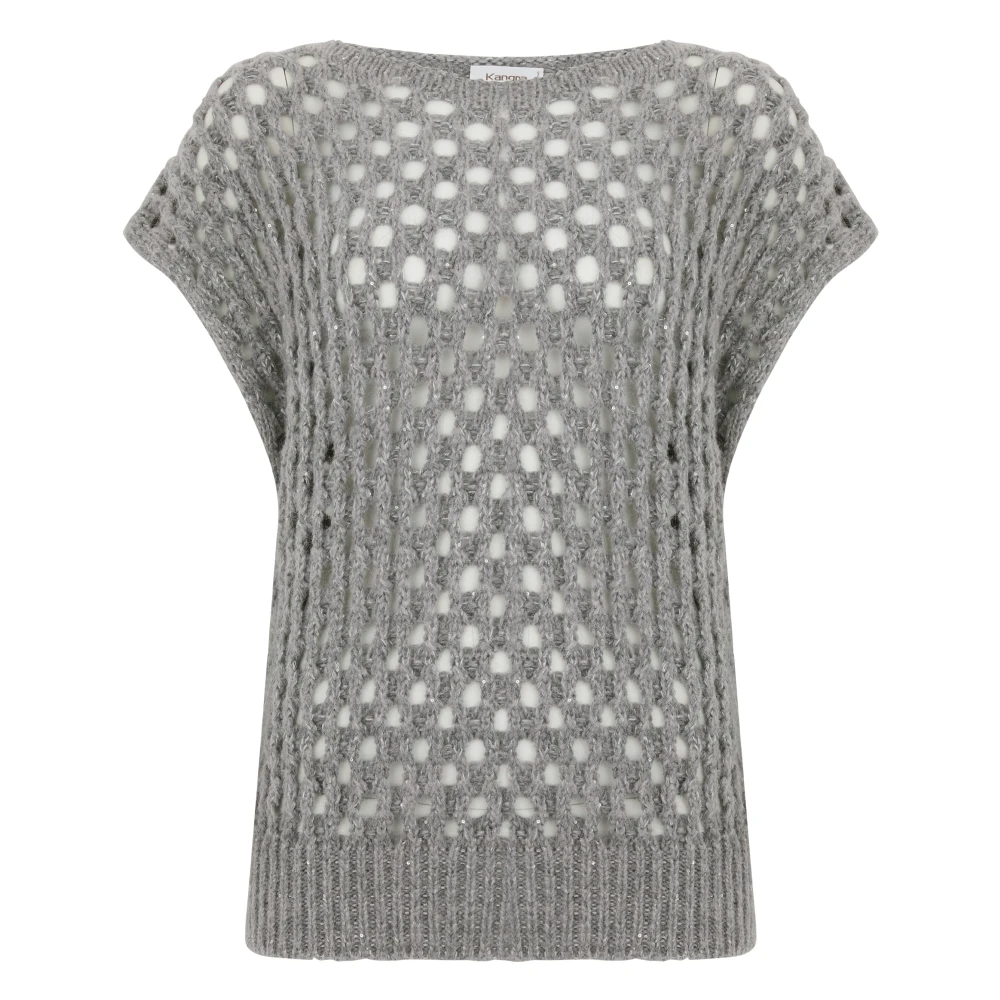 Kangra Grijze Trui voor Vrouwen Aw24 Gray Dames
