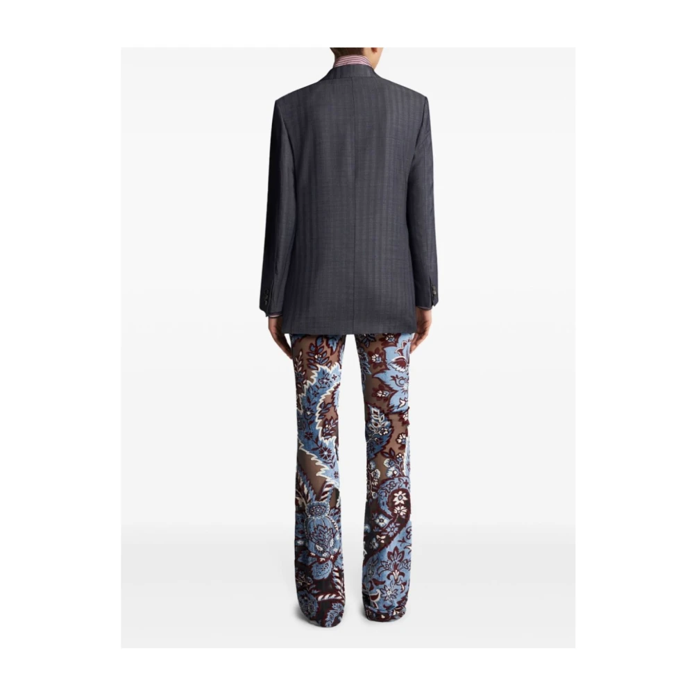 ETRO Blauwe MW Jas voor Mannen Blue Dames