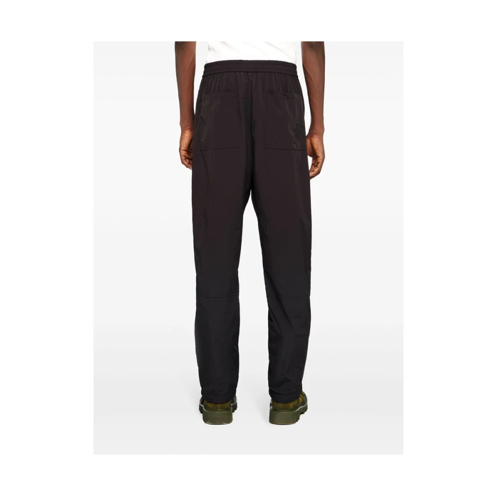 JW Anderson Zwarte Katoenen Panelen Trekkoord Broek Black Heren