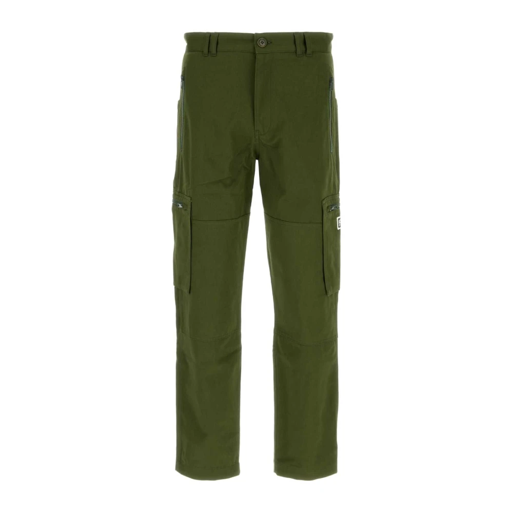 Kenzo Cargo broek in olijfgroen katoen Green Heren