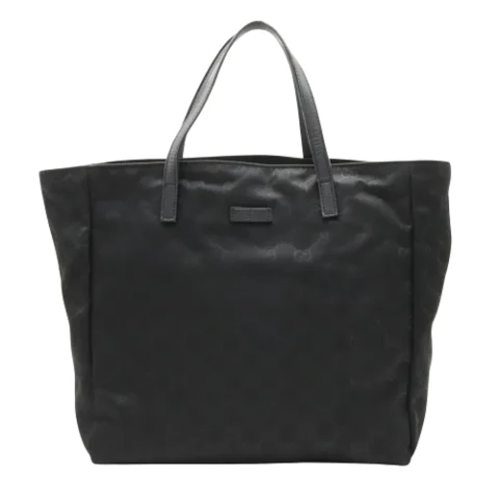Gucci Vintage Pre-owned Fabric totes Black Dames