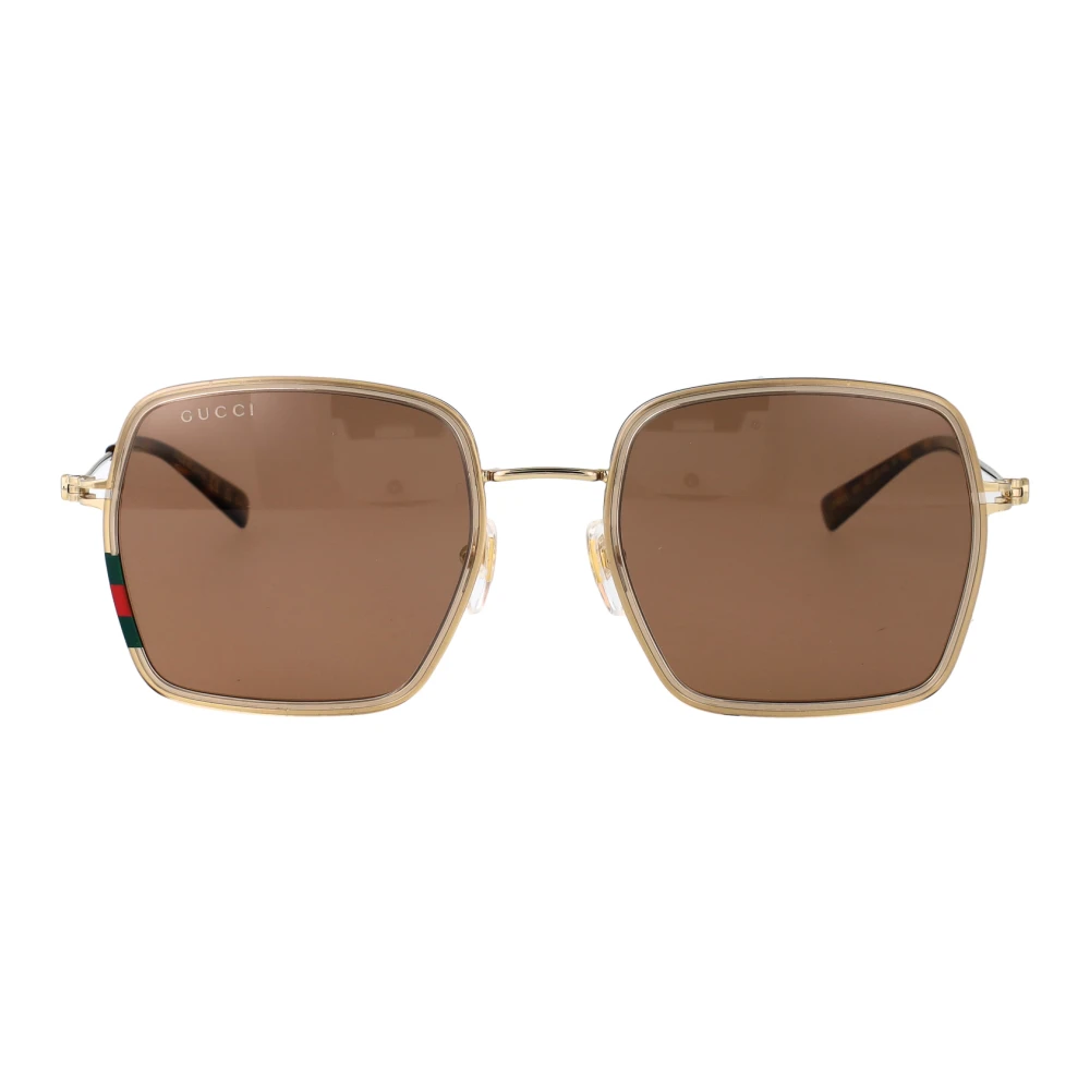 Gucci Women's Yellow Chic Sunglasses For Style Upgrade