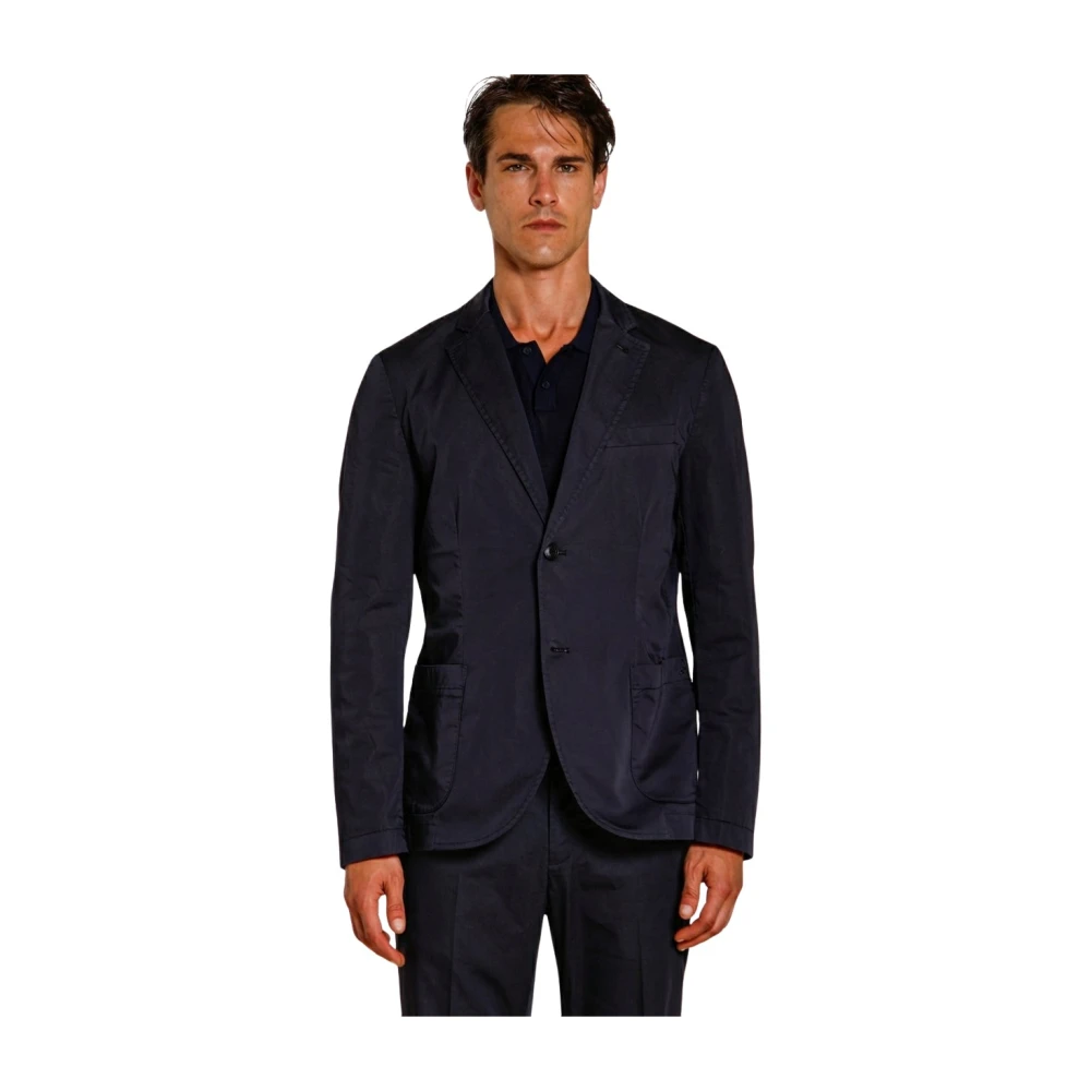 Mason's Uomo Blu - Da Vinci Travel Blazer - Jackets - L
