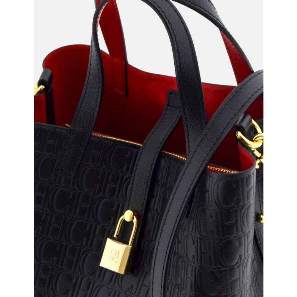 Carolina Herrera Matryoshka Locked XS Handtas Black Dames