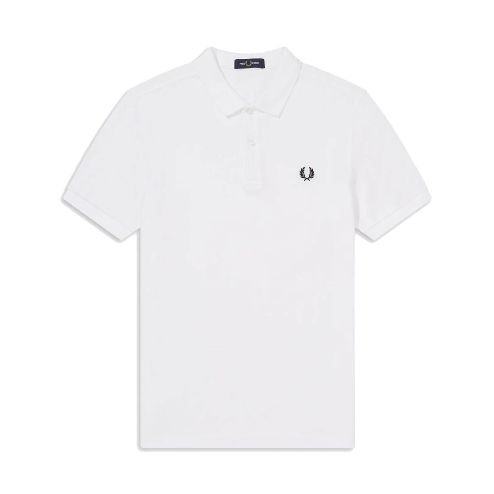 Fred Perry Uomo Bianco Maglietta Plain Polo Short Sleeve Tee Xl - Immagine 7