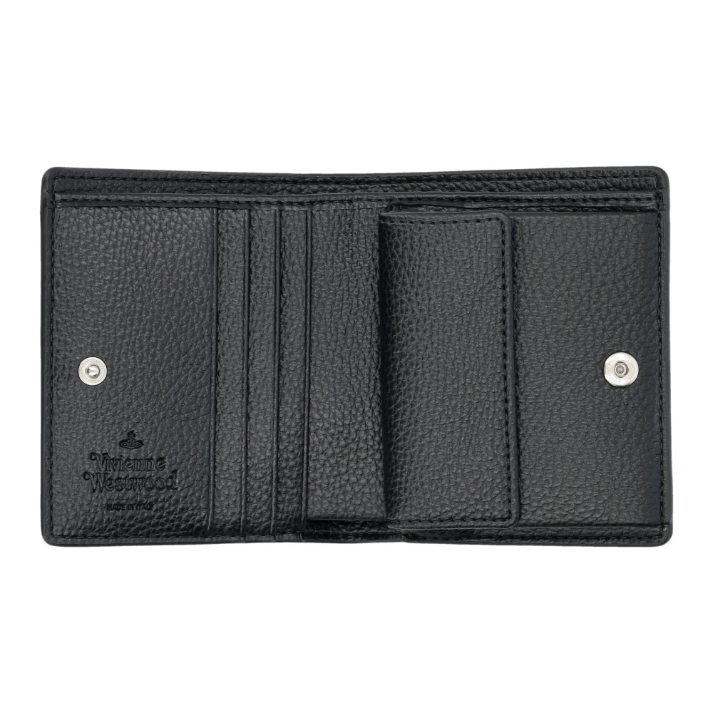 Vivienne Westwood Stijlvolle Woman Billfold Portemonnee Black Dames