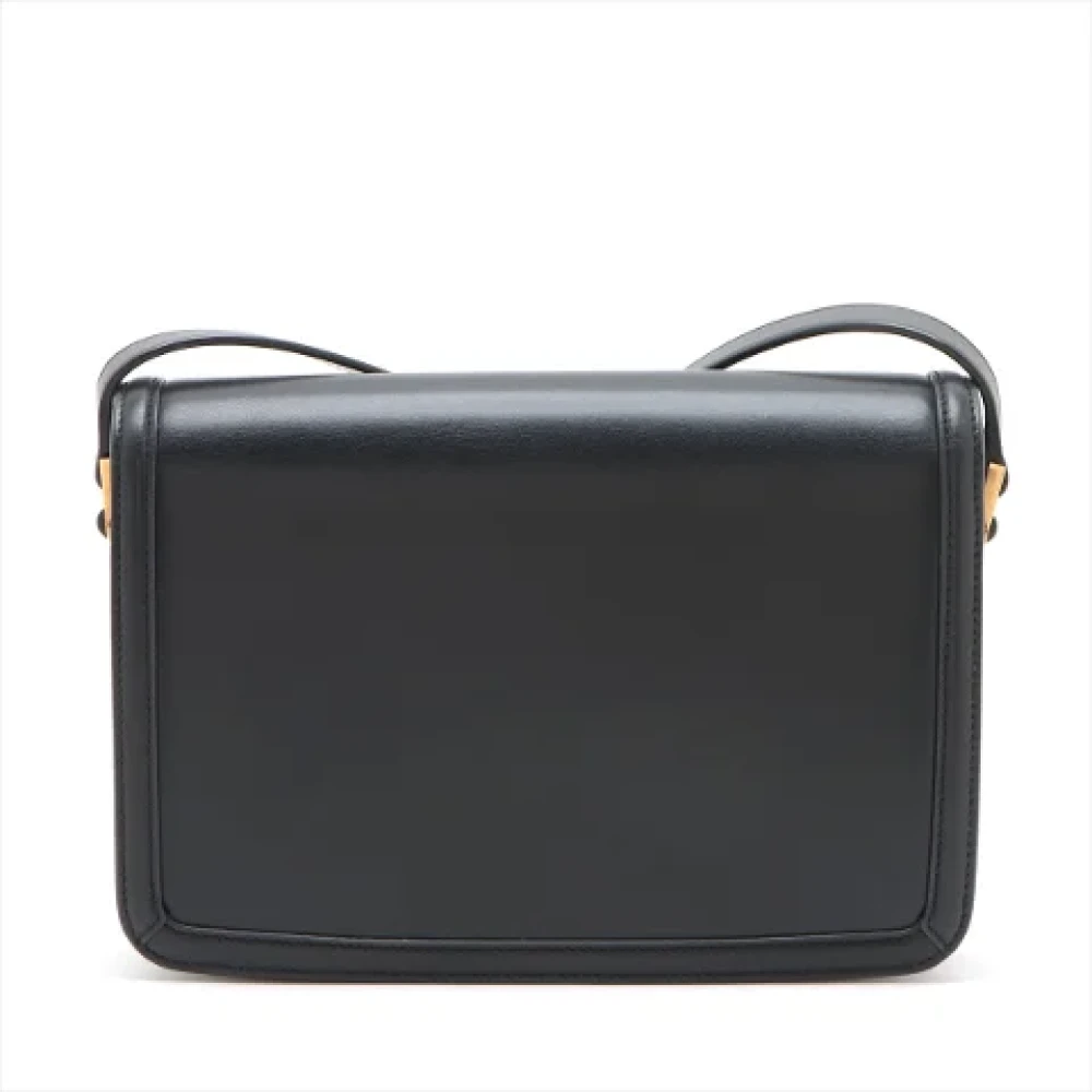 Yves Saint Laurent Vintage Pre-owned Leather handbags Black Dames