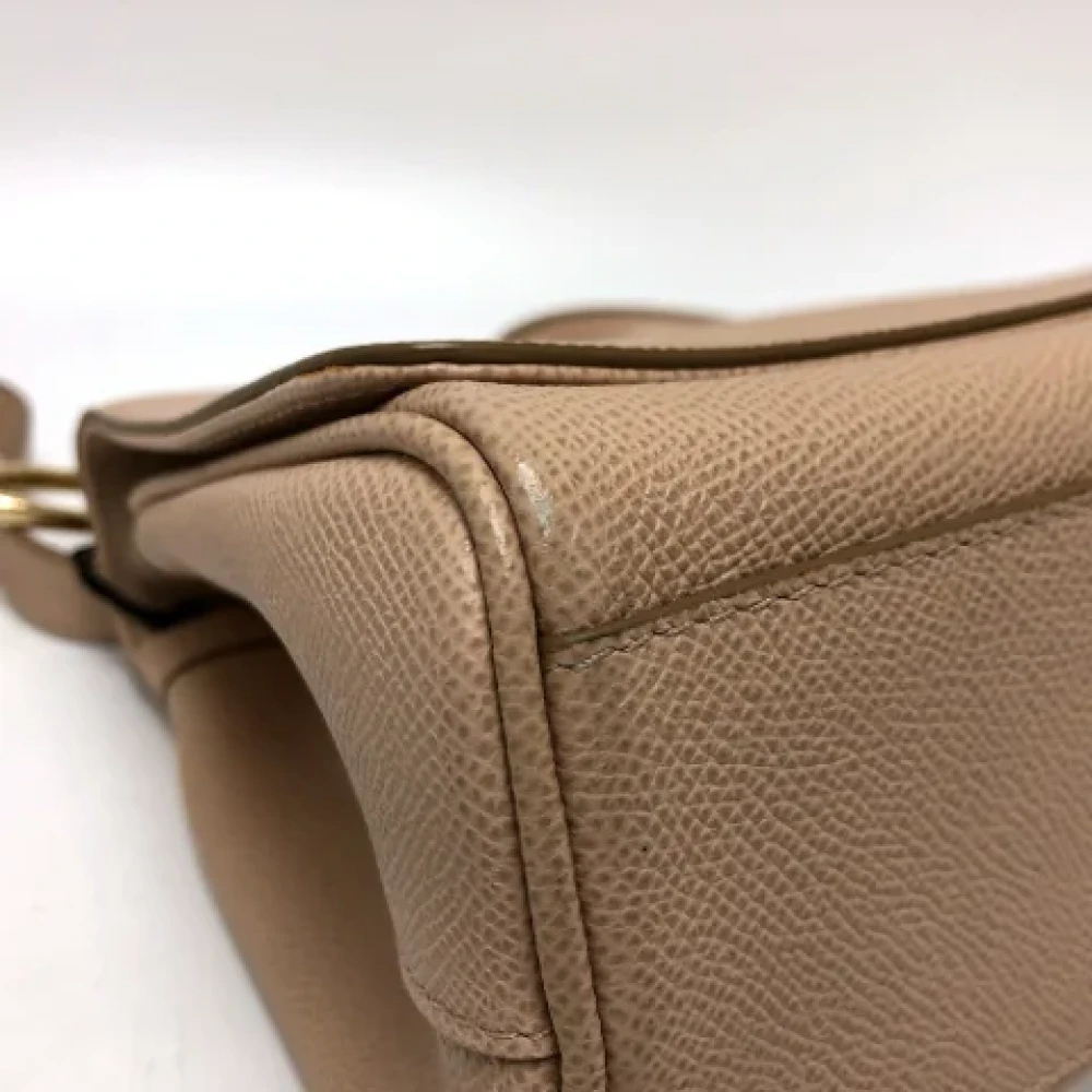 Dolce & Gabbana Pre-owned Leather shoulder-bags Beige Dames