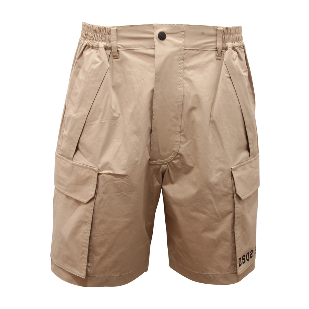 Dsquared2 Men's Beige Bermuda Cotton Short - Casual Shorts - M - Shorts