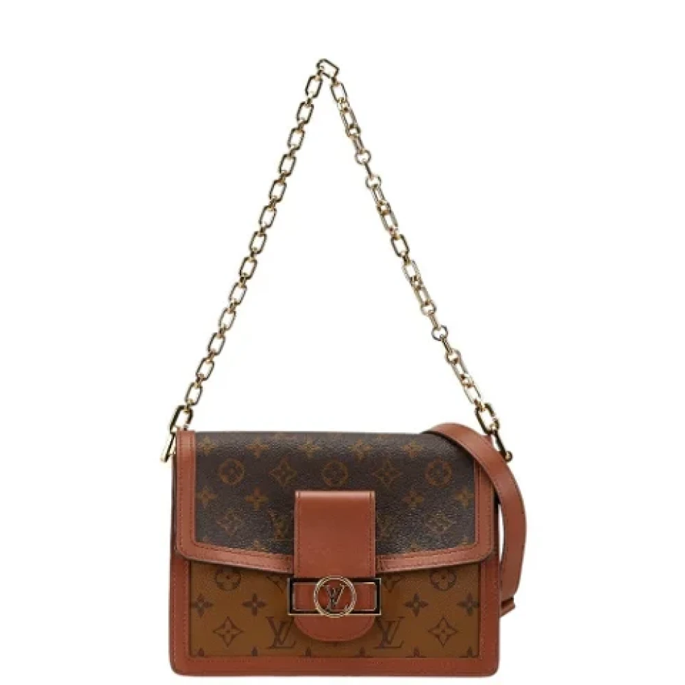 Louis Vuitton Vintage Pre-owned Canvas shoulder-bags Brown Dames