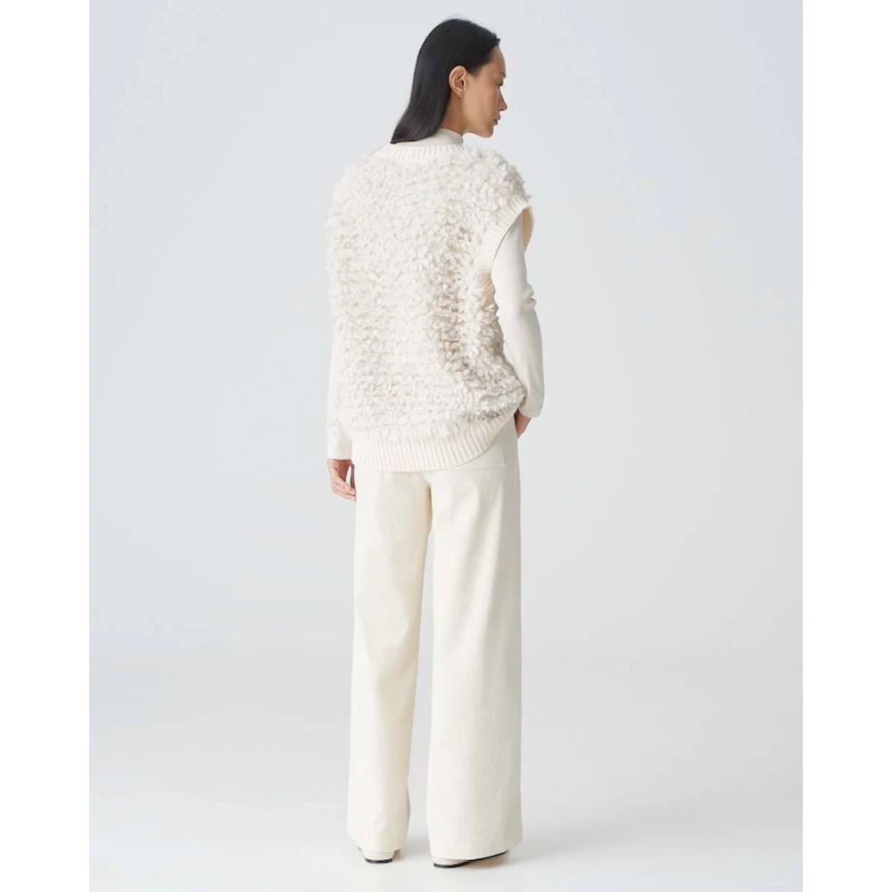 Opus Stijlvolle Pullover Deluda Beige Dames