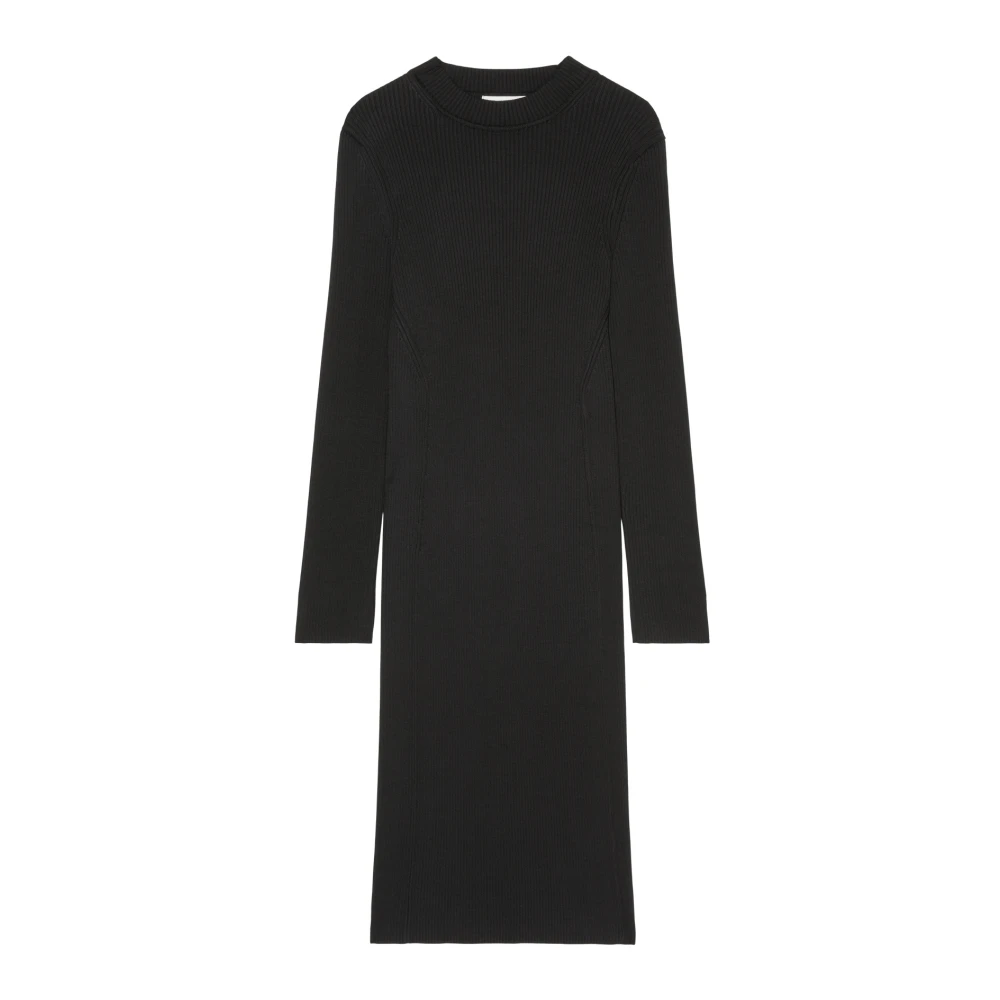 Marc O'Polo Gebreide jurk slim Black Dames