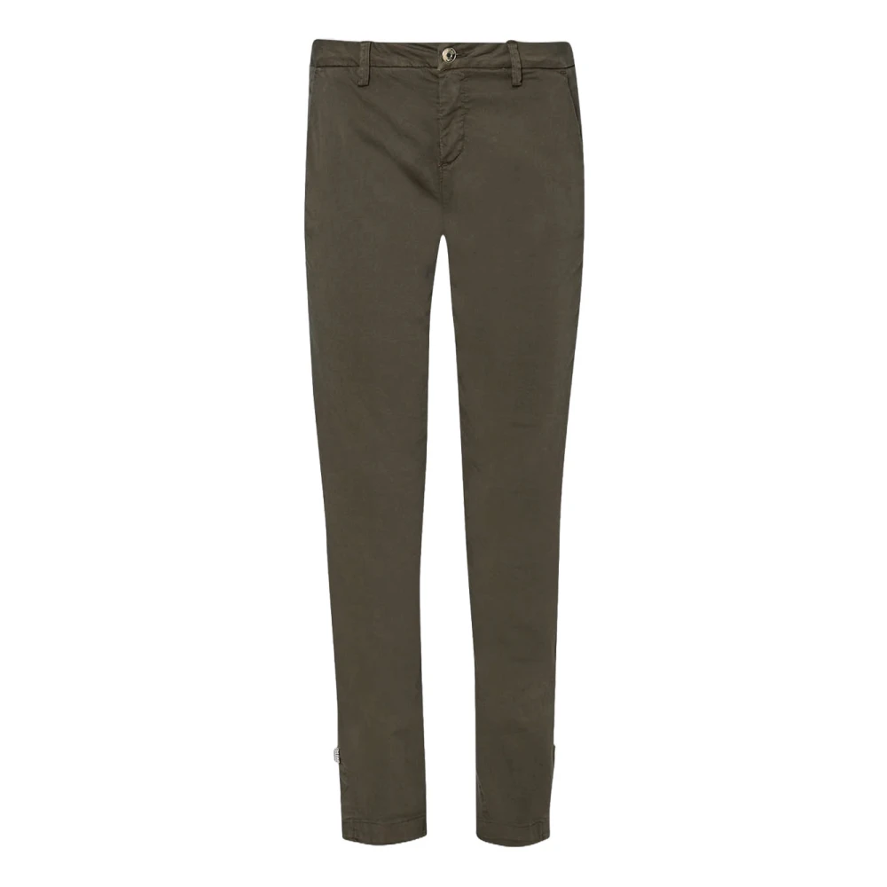 Liu Jo Olivander Groene Chino Broek Green Dames